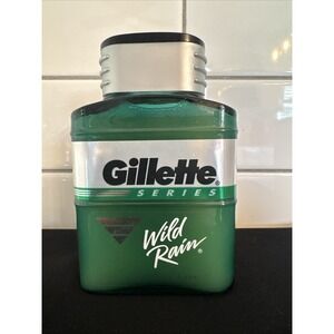 Vintage 1993 Gillette Company 3.5 oz Series Wild Rain After Shave Splash